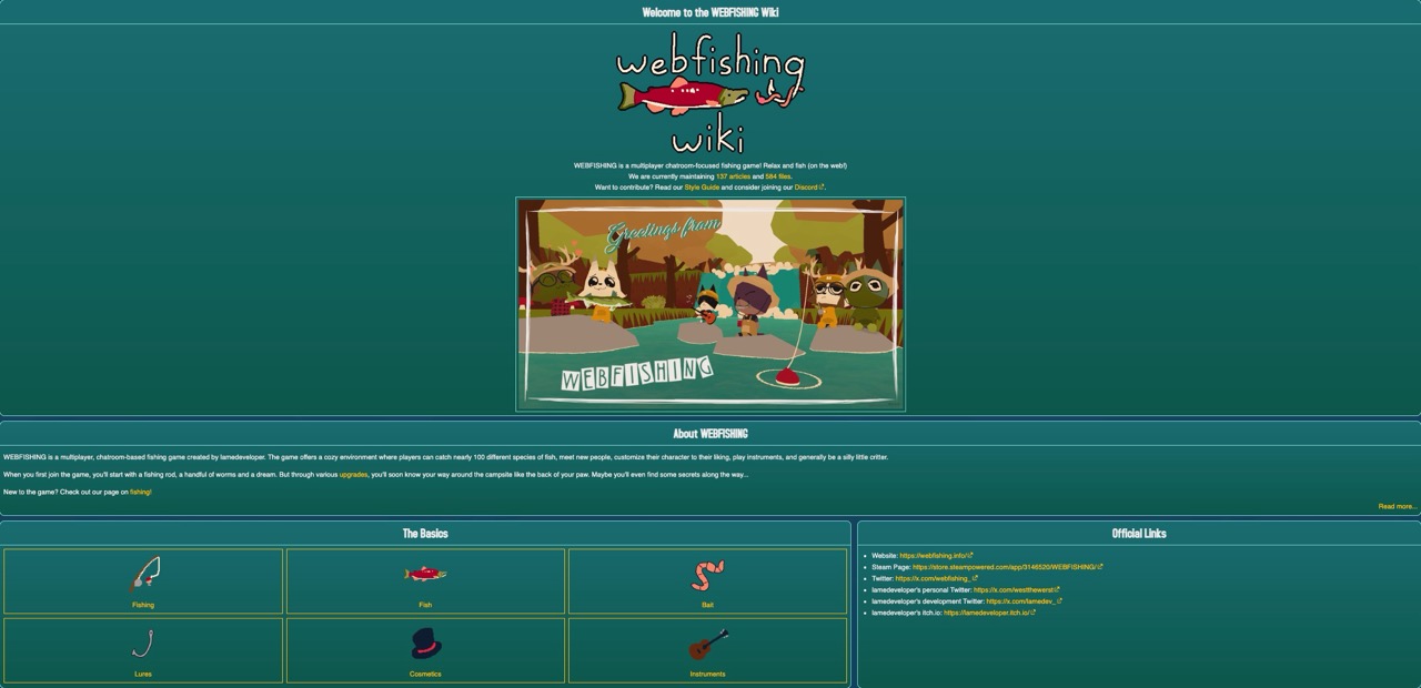 WEBFISHING Wiki